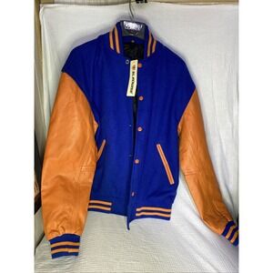 Sledwise Letterman Jacket Men's M Wool & Leather College High School Sports